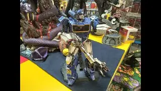 ThreeZero Soundwave & Ravage Transformers Action Figure Unboxing & Review! Bumblebee DLX