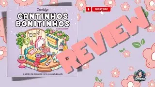 Review livro para colorir Cantinhos Bonitinhos by coco wyo #review #coloring 