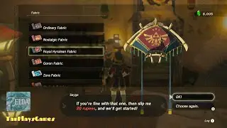 How to get Royal Hyrulean Fabric : Zelda Tears of The Kingdom.