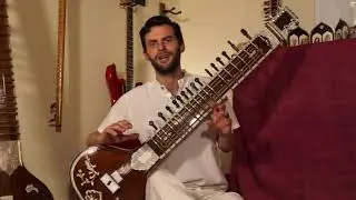 18 Yaman Sitar Lesson Series. How to improvise in Rag Yaman sitar. Vistar in Vilambit Teental