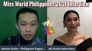 Philippine Pageants' Full Interview With Miss Cebu Doc Shaila Rebortera by Admin Quito