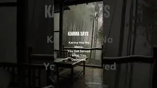 &rdquo;Exploring the Unwritten Menu of Karma