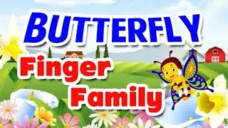 Butterfly Finger Family - Kids Top Nursery Rhymes Videos | Kids Rock the World TV | Fun Music 😃🖐
