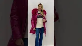 Parka fucsia pelo natural LOCOLUXO