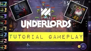 Tutorial Gameplay | Dota underlords mobile