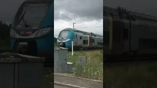 Double SNCF Z56500&rsquo;s passing Saint-Genouph! (F) #shorts #train #fast #koopafan99