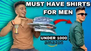 7 Best Shirts For Men Under 1000 🔥 Amazon Great Indian Fashion Sale | Amazon Shirts Haul 2023