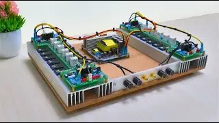 DIY Amplifier 4 Channel | 4 X 300 watt High Power Amplifier - #cbzproject