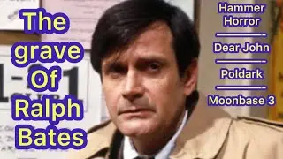 The grave of Ralph Bates , celebrity grave , hammer horror