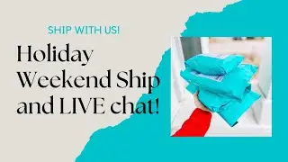 Ship with Us! Shipping weekend sales and live chat!