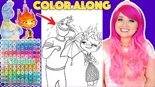 Color Elemental Wade & Ember With Me | COLOR ALONG WITH KIMMI