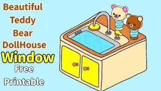 How to make Teddy Bear 🐻 Kitchen Dollhouse Page-5