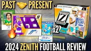A BLAST FROM THE PAST (AND FUTURE)! 😮🔥 2024 Panini Zenith NFL Football FOTL Hobby Box Review