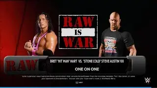 WWE 2K25 Bret Hart vs Stone Cold Steve Austin