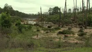 View from Bastrop State Park after the Dam Failure