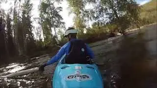 kayaking the chatanika river in alaska
