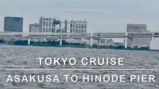 What's best to do for a hot summer day in Tokyo? Cruise on Sumida River, Asakusa to Hinode Pier!