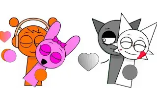 How To Draw Incredibox Sprunki Couple Love Story ❤  Part 1