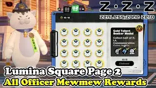 Lumina Square Page 2 All Officer Mewmew Rewards Zenless Zone Zero