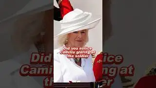 Did you notice Camilla glaring at the soldier #camilla #kate #charles #william #royal #foryou