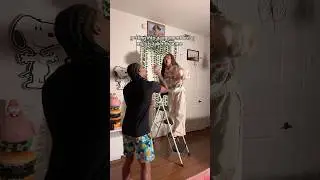 Беги! 👊🏽😡 #chrisandnia #funny #couple #comedy