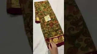 Pure Printed Mysore silk saree | 120gm thickness | ₹ 9500 | Silk mark Shorts 696 | 15 Oct 2021