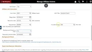 GT eForms&trade; Demo: PeopleSoft Affiliate Appointment eForm