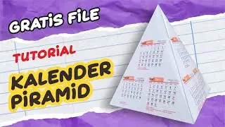 Gratis file Kalender Piramid unik #kalender #kalendercustom #cara membuat kalender #kalender2026