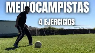 4 Ejercicios Esenciales para Mediocampistas | Escaneo, Control y Pase con Precisi&oacute;n ⚽️