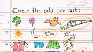 Circle the odd one out