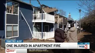 At least 1 hurt in apartment fire that displaced over 20 in Columbia
