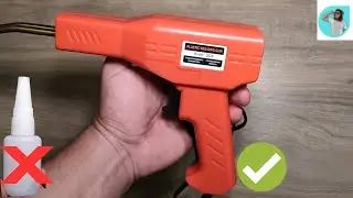 Como Soldar/Colar Plástico? Pistola de Soldar Plástico  @gambiarrautil