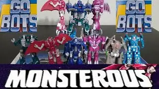 RETRO-WED: GOBOTS 1986 MONSTEROUS COMBINER IN ALL 3 MODES COMPARED TO OTHER COMBINERS