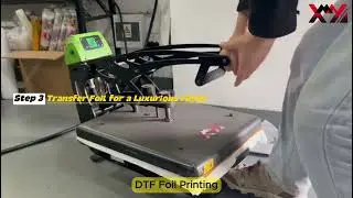 Xmay DTF Foil Printing  #DTFFoilPrinter #wearableartjewelry  #apparelprinting