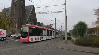 RET Alstom Citadis 2044 Central Plaza reclametram Breeplein te Rotterdam | tramlijn 25