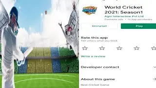🔥 World cricket 2021 ll Game Launch ll World cricket 2021