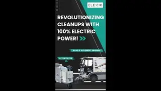 Smart Cities Need Smart Cleaning 🌍 | ELEXIQ Electric Sweeper & Litter Picker Demo
