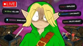 Zelda But EVERYTHING is RANDOM and chat tries to STOP me..