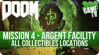 Doom Mission 4 All Collectibles (Secrets, Collectibles, Data Logs, Runes, Elite Guards, Drones)