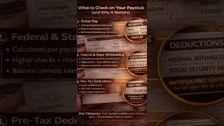 Your paystub explains your money story&mdash;if you know what to look for.WorkPay#MoneyClarity