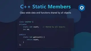 C++ Static Members Explained: Class-Wide Data and Functions