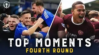 Huge Upsets and Derby Day Scenes! | Best Moments of The Fourth Round | Scottish Cup 2022-23