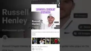 Comedian Russell Henley Could Be Related To Golf Russell Henley #pgatour #russellhenley