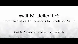 Wall-Modelled LES: From Theoretical Foundations to Simulation Setup. Part 6