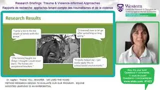 Building Internal Resilience Through Horses: A Trauma-Informed Equine-Assisted Learning Program