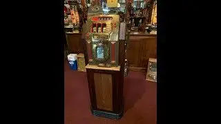 1946 10 Cent GOLDEN FALLS Club Console Slot Machine  SOLD FOR  $6,995