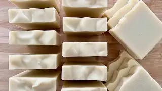Coconut Milk Soap 🥥. Homemade, cold process coconut milk soap.