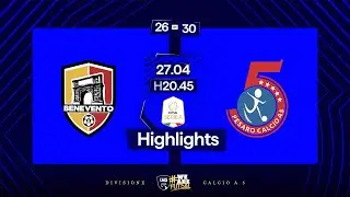 GG Team Wear Benevento-Italservice Pesaro 4-4 | 26ª giornata | Serie A 2024/2025 | Highlights