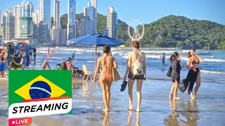 Balneário Camboriú ao Vivo 23/01/2026. Santa Catarina, Brasil.