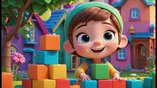 Foam Blocks Go Stack Stack Stack | English Nursery Rhyme | Kids Songs | Baby Music